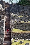 Treppe in Machu Picchu, Peru